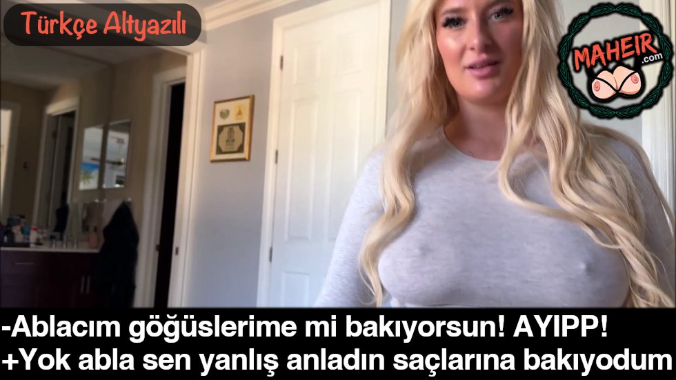 İçine Sütyen Giymeyen Ablamın Meme Uçları Belli Oluyor